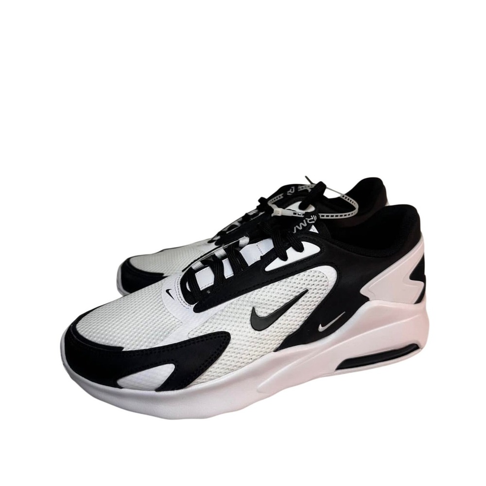 Nike Air Max Bolt Mens White Black Running Shoes CU4152-101 Size 11